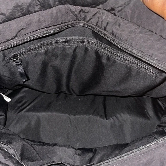 Black Puffer Travel Tote - Picture 4 of 5